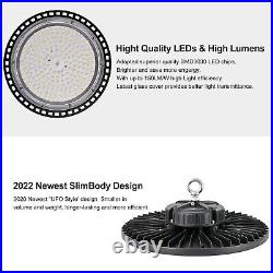 200 Watts 6 Pack UFO LED High Bay Light 210pcs LED Chip Industrial Lighting 200W