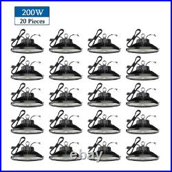 20Pack 200W UFO Led High Bay Light Commercial Industrial Warehouse Light 30000lm