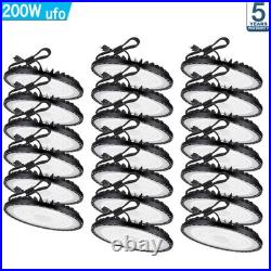 20Pack 200W UFO Led High Bay Light Industrial Commercial Factory Warehouse Light