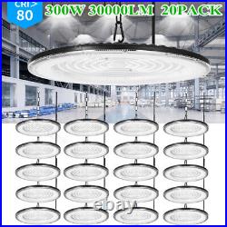 20Pack 300W UFO LED High Bay Light Work GYM Warehouse Industrial Garage Lights