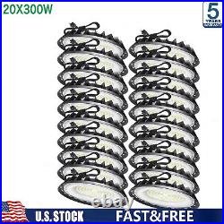 20Pack 300W UFO Led High Bay Light Business Commercial Warehouse Led Shop Lights