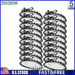 20Pack 300W UFO Led High Bay Light Factory Warehouse Commercial Gym Shop Light