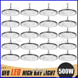20Pack 500W UFO Led High Bay Light Commercial Warehouse Factory Lighting Fixture