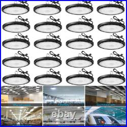 20Pack UFO High Bay LED Light 100W, Highbay with US Plug Commercial Bay Lighting