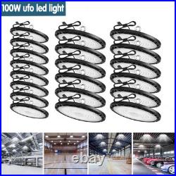 20Pack UFO Led High Bay Light 100W Warehouse Factory Commercial Industrial Light