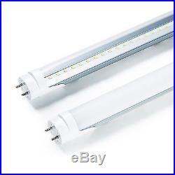 20Pack UL 20W 4Ft Cool White 5000K LED T8 Milky/Clear Fluorescent Tube Light G13