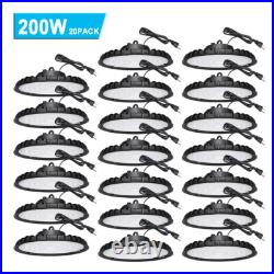 20Pcs 200W UFO LED High Bay Light Industrial Commercial Warehouse Gym Shop Light