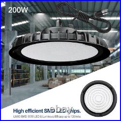 20Pcs 200W UFO Led High Bay Light Commercial Industrial Warehouse Gym Shop Light