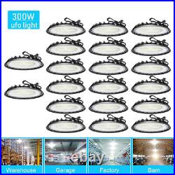 20Pcs 300W UFO Led High Bay Light 300 Watt Industrial Warehouse Commercial Light