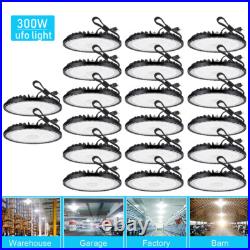 20Pcs 300W UFO Led High Bay Lights Industrial Commercial Light Fixture 90-277V