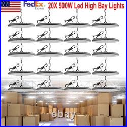 20Pcs 500W UFO Led High Bay Light Commercial Industrial Warehouse Garage Light