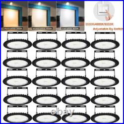 20 Pack 100W UFO Led High Bay Light Factory Warehouse Commercial Light Adjust