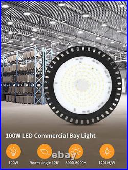 20 Pack 100W UFO Led High Bay Light Factory Warehouse Commercial Light Adjust