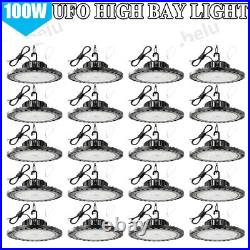 20 Pack 100W UFO Led High Bay Light Led Shop Lights Factory Warehouse Commercial
