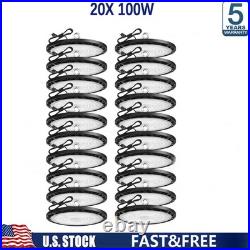 20 Pack 100W UFO Led High Bay Light Shop Industrial Commercial Factory Warehouse