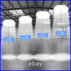 20 Pack 200W UFO Led High Bay Lights Commercial Warehouse Factory Light Fixture