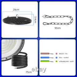 20 Pack 200W UFO Led High Bay Lights Commercial Warehouse Factory Light Fixture