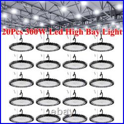 20 Pack 300W UFO Led High Bay Light Factory Warehouse Commercial Led Shop Lights