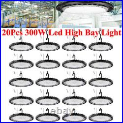 20 Pack 300W UFO Led High Bay Light Factory Warehouse Commercial Led Shop Lights