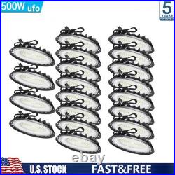 20 Pack 500W UFO Led High Bay Light Shop Industrial Commercial Factory Warehouse