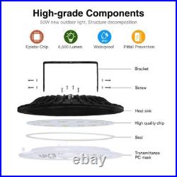 20 Pack 50W UFO Led High Bay Light Factory Warehouse Commercial Led Shop Lights