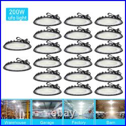20 UFO Led High Bay Light 200W Commercial Industrial Warehouse Factory Gym Light