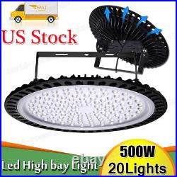 20pack LED UFO High Bay Lights 500W Industrial Warehouse Shop Lighting Fixture