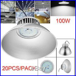 20x 100W LED High Bay Lamp Commercial Warehouse Industrial Factory Shed Lighting