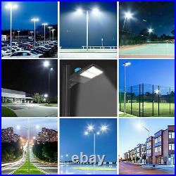 220V 300W LED Parking Lot Light Dusk-to-Dawn Shoebox Pole Light Fixture 42,000Lm