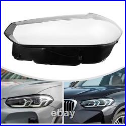 22-24 X3 X4 22 24 iX3 Left Driver Side Headlight Clear Lens Cover Replacement