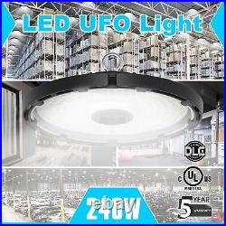 240W High Bay LED Light 5000K Commercial Pole Barn Warehouse Garage Shop Lights