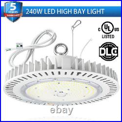 240W High Bay LED Light Commercial Warehouse Workshop Lights Fixture UL & DLC