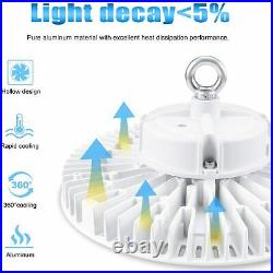 240W High Bay LED Light UFO Shop Light 33,800lm IP65 Waterproof Dimmable UL