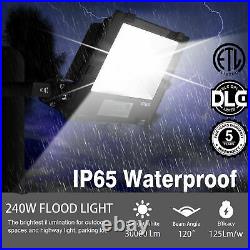 240W LED Flood Light, Bright LED Stadium Light, 31,200Lm 1000W Equivalent 5000K