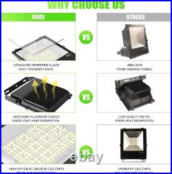 240W LED Flood Light Outdoor Stadium Parking lots Area Light Fixture 5000K IP65
