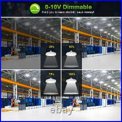 240W LED HighBay Light 5000K UFO Industrial Garage Warehouse Lighting 33800LM