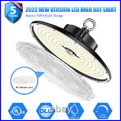 240W LED High Bay Light Commercial Warehouse Shop UFO Round Fixture 33600 Lumens