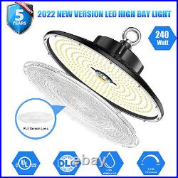240W LED High Bay Light Fixture for Factory Warehouse Garage UL DLC Approved