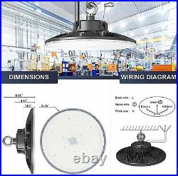 240W LED High Bay Light Industrial UFO Warehouse Garage Ceiling Lighting 33600LM