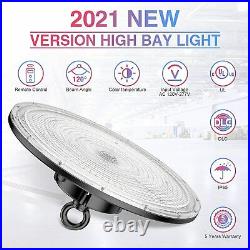 240W LED High Bay Light UFO Factory Shop GYM Lighting Fixture Wit Remote Control