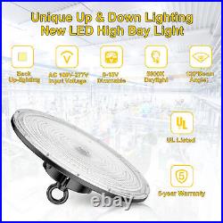 240W LED High Bay Lights 36000LM (1000W HID/HPS Equiv) Up and Down Side Lighting