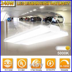 240W LED Linear High Bay Light Commercial Warehouse Shop Light 33,600lm Daylight