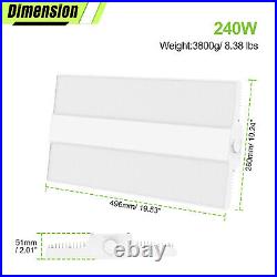 240W LED Linear High Bay Light Commercial Warehouse Shop Light 33,600lm Daylight