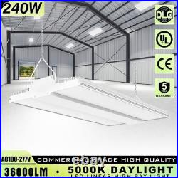 240W LED Linear High Bay Shop Light 36000LM Commercial Fixtures 5000K AC100-277V