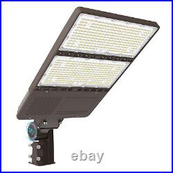 240W LED Parking Lot Lighting Dusk to Dawn Slip Fit Mount Outdoor Street Light