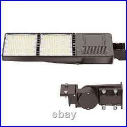 240W LED Parking Lot Lighting Dusk to Dawn Slip Fit Mount Outdoor Street Light