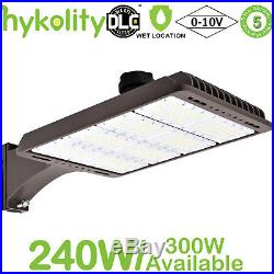 240W LED Shoebox Commerical Dimmable Pole Light Parking Lot Light 28800lm 5000K