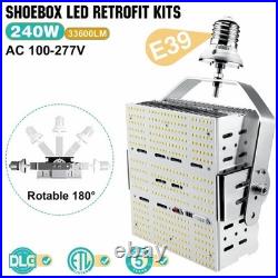 240W LED Shoebox Replacement Kits Light Fixture Commercial Parking Lot Lighting