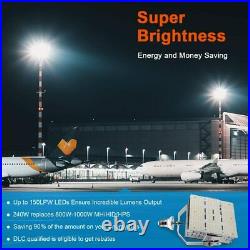 240W LED Shoebox Retrofit Kit Lights 34,800 Lumen Parking Lot Tennis Court Bulb
