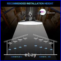 240W LED UFO High Bay Lights Dimmable Warehouse Factory Shop Lighting AC277480V